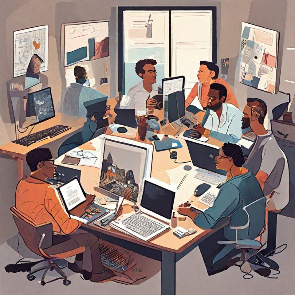 Writers collaborating